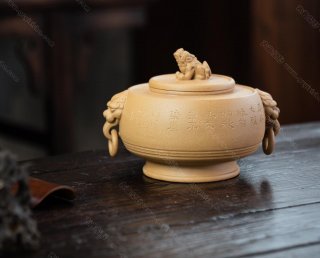 雙耳獸首汲古茶倉 雙耳獸首汲古茶倉